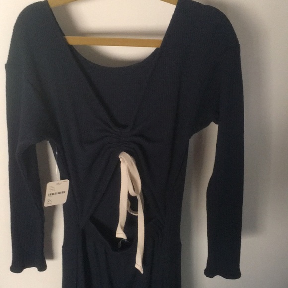 NWT**Free People**Dress**Pockets**Blue**Open Back - Picture 4 of 14